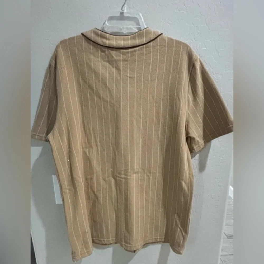 NWT TRUE RELIGION TR Men’s Baseball Jersey‎ Travertine / Size M #700585 SNAPS